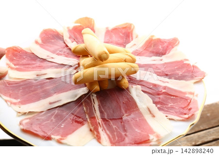 Spanish Ham and Traditional Cured Meat Spanish Ham and Traditional Cured Meat 142898240