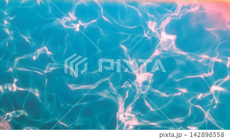 Turquoise abstract background with pink glowing smoke lines, soft energy flow, and delicate neural-style connections. Turquoise abstract background with pink glowing smoke lines, soft energy flow, and delicate neural-style connections. 142898558