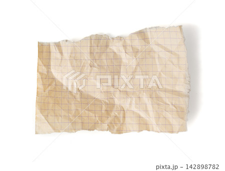 Checkered paper notebook background 142898782
