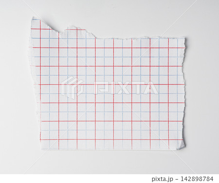 Checkered paper notebook background Checkered paper notebook background 142898784