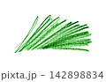 Hatch pencil line texture set, crayon scribble stroke pattern 142898834