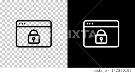 Browser security icon, computer, key Browser security icon, computer, key 142899199