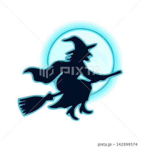 Stylish black witch hat vector icon perfect for magic, fantasy, Halloween themed designs and seasonal projects. Stylish black witch hat vector icon perfect for magic, fantasy, Halloween themed designs and seasonal projects. 142899574