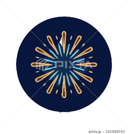 Vibrant abstract radial burst background featuring dynamic blue, yellow, and white lines on deep navy. Vibrant abstract radial burst background featuring dynamic blue, yellow, and white lines on deep navy. 142899593
