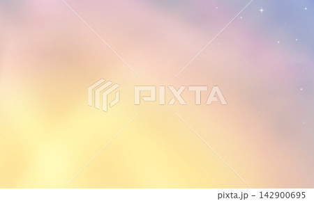 夕暮れの空のイラスト 夕暮れの空のイラスト 142900695
