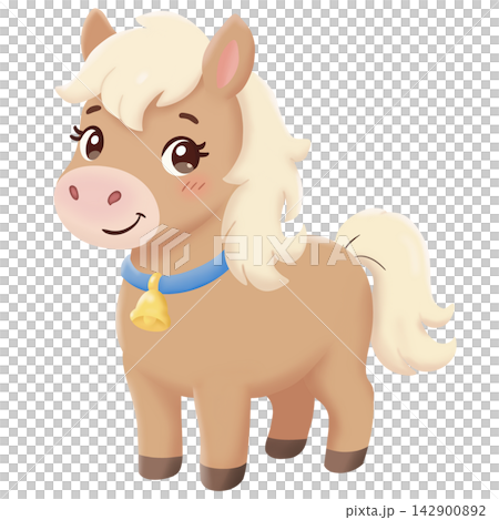 Cute little horse Cute little horse 142900892