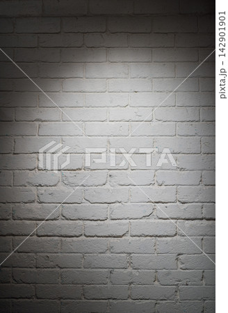 Middle Eastern and young Arab business people in a creative startup coworking office against white brick wall backdrop 142901901