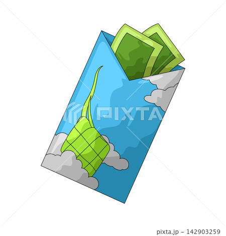 Illustration of Eid Money Gift 142903259