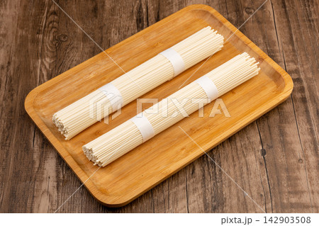bundles of Traditional Fermented Dried Fine Wheat Noodles bundles of Traditional Fermented Dried Fine Wheat Noodles 142903508