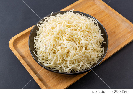 fresh Parboiled Yellow Noodles for Stir Frying fresh Parboiled Yellow Noodles for Stir Frying 142903562