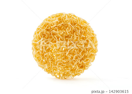 dried Yellow Egg Instant Noodle Cakes Non Fried dried Yellow Egg Instant Noodle Cakes Non Fried 142903615