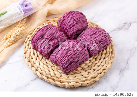 dried Purple Sweet Potato Cantonese Jook Sing Noodle Nests 142903628
