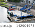 水車、インディアン水車、千歳川、千歳、サケ、鮭、河川、観光地、公園、施設、川 142904973