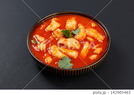 tomato Braised Sole Fish Fillet, Chinese Home Style Seafood Dish tomato Braised Sole Fish Fillet, Chinese Home Style Seafood Dish 142905463