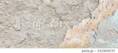 Old wall texture with peeling paint layers Old wall texture with peeling paint layers 142909535