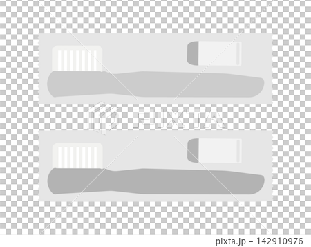 Toothbrush set, amenity goods, illustration Toothbrush set, amenity goods, illustration 142910976