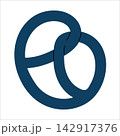 pretzel vector illustration  142917376