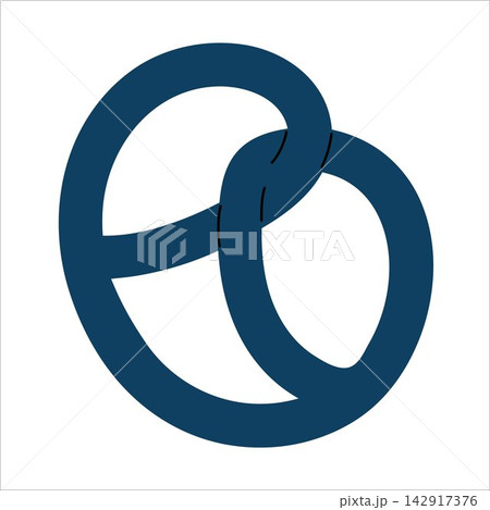 pretzel vector illustration  142917376