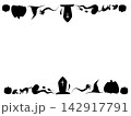 黒ベースのお化けやお墓やネズミ猫幽霊帽子パンプキンの文字入れ可能な枠 142917791
