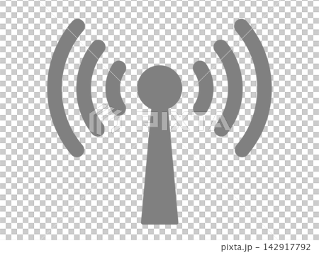 Radio wave icon (communication icon) Radio wave icon (communication icon) 142917792