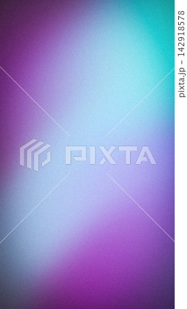 Abstract vertical background with a grainy texture featuring a vibrant gradient of purple, violet, cyan, and light blue for modern wallpapers and creative art 142918578
