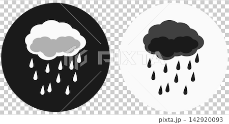 雨圖示插圖套裝,圓形背景 / 雨和天氣插圖素材 雨圖示插圖套裝,圓形背景 / 雨和天氣插圖素材 142920093