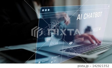 AI chatbot interface for automated communication and support Marrow 142921352
