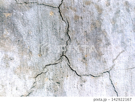 Weathered Concrete Wall with Cracks Texture Background Weathered Concrete Wall with Cracks Texture Background 142922167