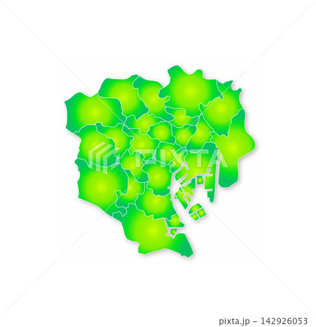 東京23区の地図 142926053