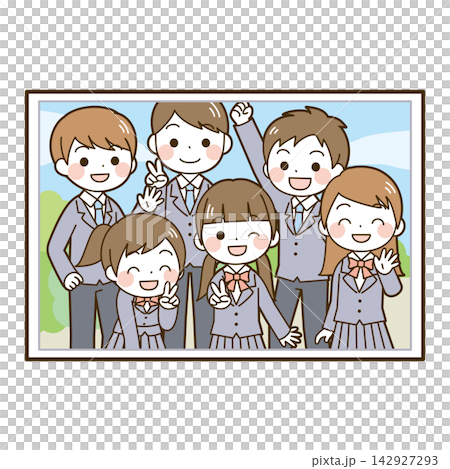 High school students group photo High school students group photo 142927293