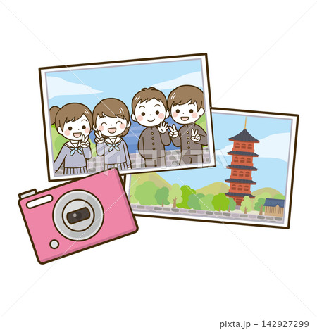 修学旅行の記念写真 142927299