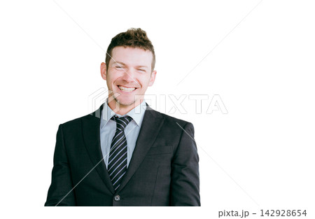 働く外国人ビジネスマンの白人男性(商社,貿易,グローバル,通訳,翻訳) 働く外国人ビジネスマンの白人男性(商社,貿易,グローバル,通訳,翻訳) 142928654