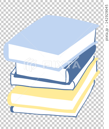 Illustration of stacked books Illustration of stacked books 142929045
