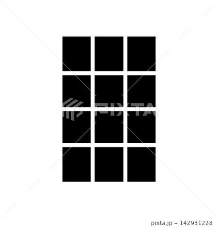 chocolate icon vector design template in white background 142931228