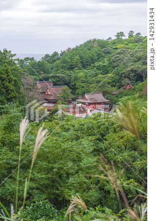 島根 日御碕神社の遠景 島根 日御碕神社の遠景 142931434