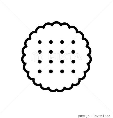 biscuit icon vector design template in white background biscuit icon vector design template in white background 142931822