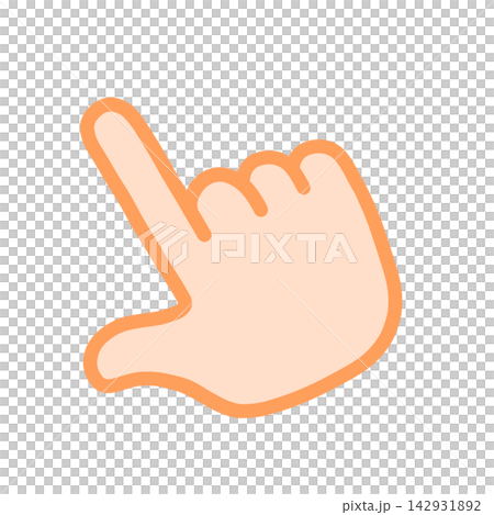 Pointing finger, attention, recommendation, icon Pointing finger, attention, recommendation, icon 142931892