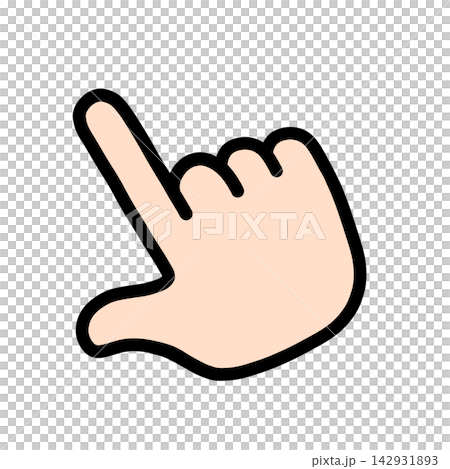 Pointing finger, attention, recommendation, icon Pointing finger, attention, recommendation, icon 142931893
