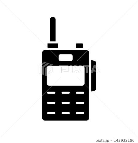 walkie talkie icon vector design template in white background 142932186