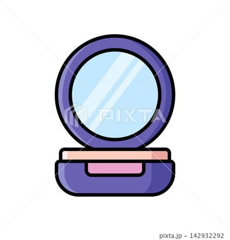 make up powder icon vector design template in white background make up powder icon vector design template in white background 142932292