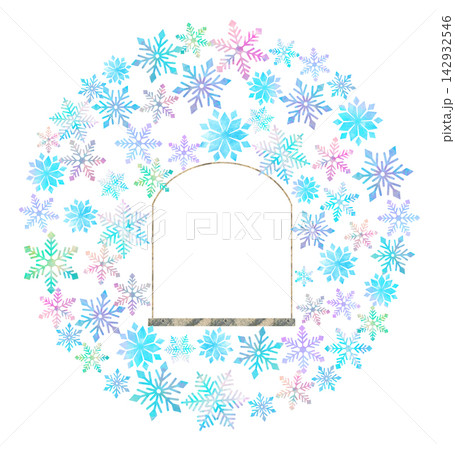 雪の結晶 142932546