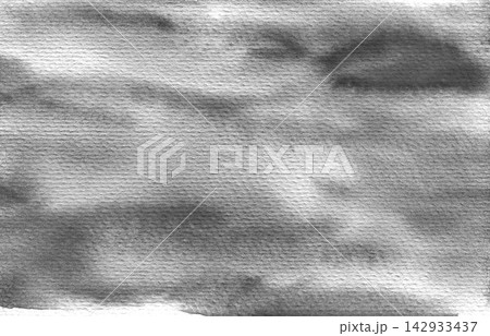 Abstract Gray Watercolor Texture Background with Soft Brush Strokes and Artistic Paper Grain Effect 142933437