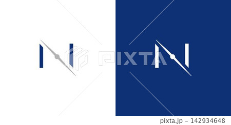The initial N logo design is unique and modern The initial N logo design is unique and modern 142934648