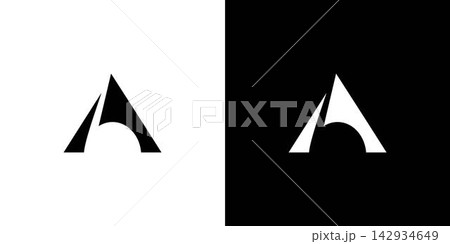 The tent logo design is unique and simple The tent logo design is unique and simple 142934649