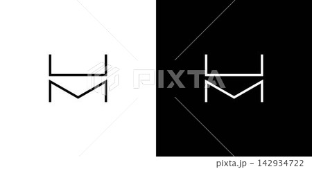 Sophisticated and unique HM logo design 142934722