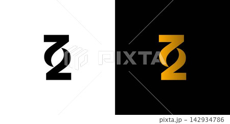 Unique and modern number 72 logo design Unique and modern number 72 logo design 142934786
