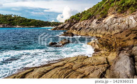 rocks on the beach rocks on the beach 142936015
