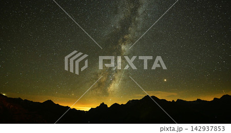 milky way galaxy with stars and space dust milky way galaxy with stars and space dust 142937853