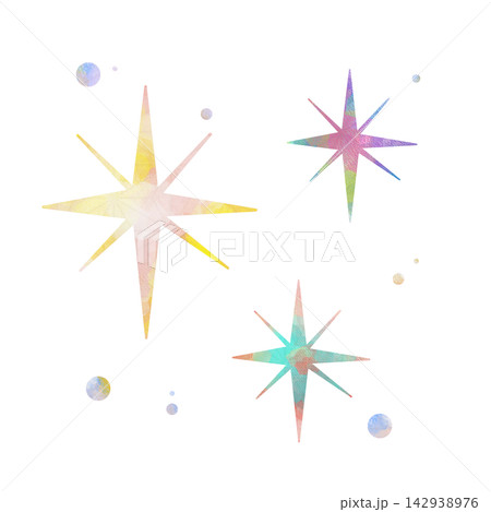 きらきらイラスト素材 142938976