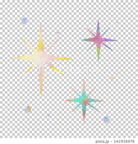きらきらイラスト素材 142938976